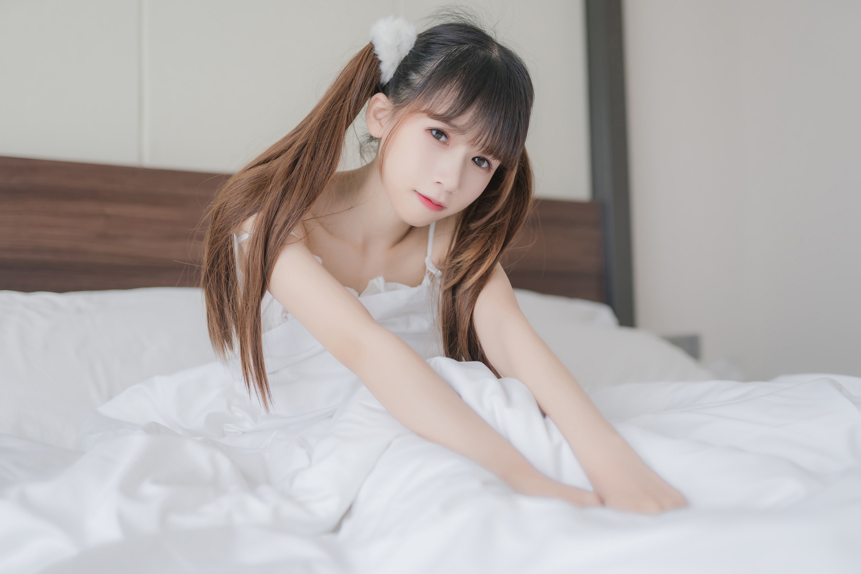图片[1]-风之领域 – NO.220 白色双马尾 [40P]-XikXak